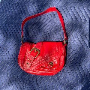 Red hand bag y2k